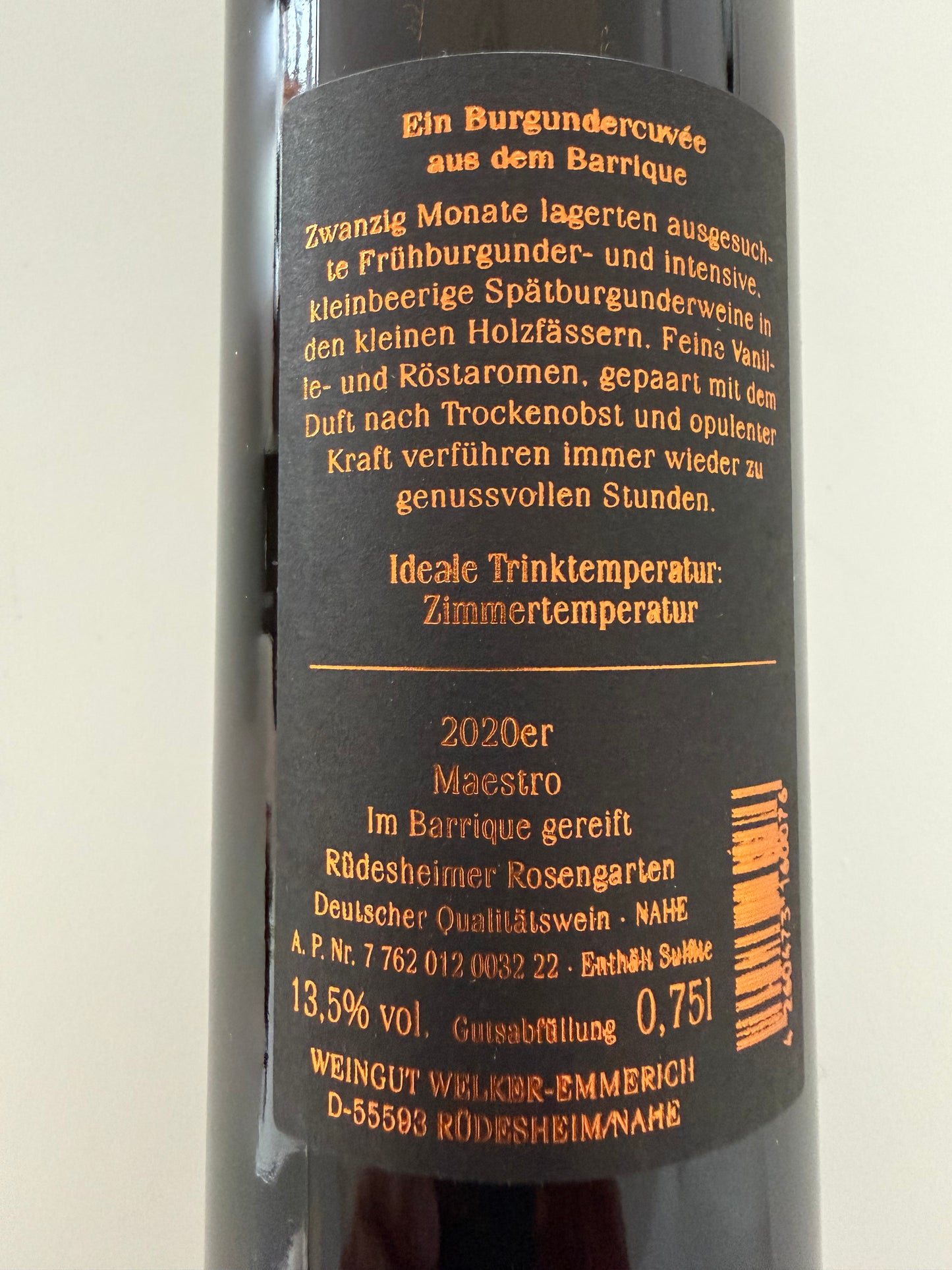 Rüdesheimer Rosengarten Maestro Trocken