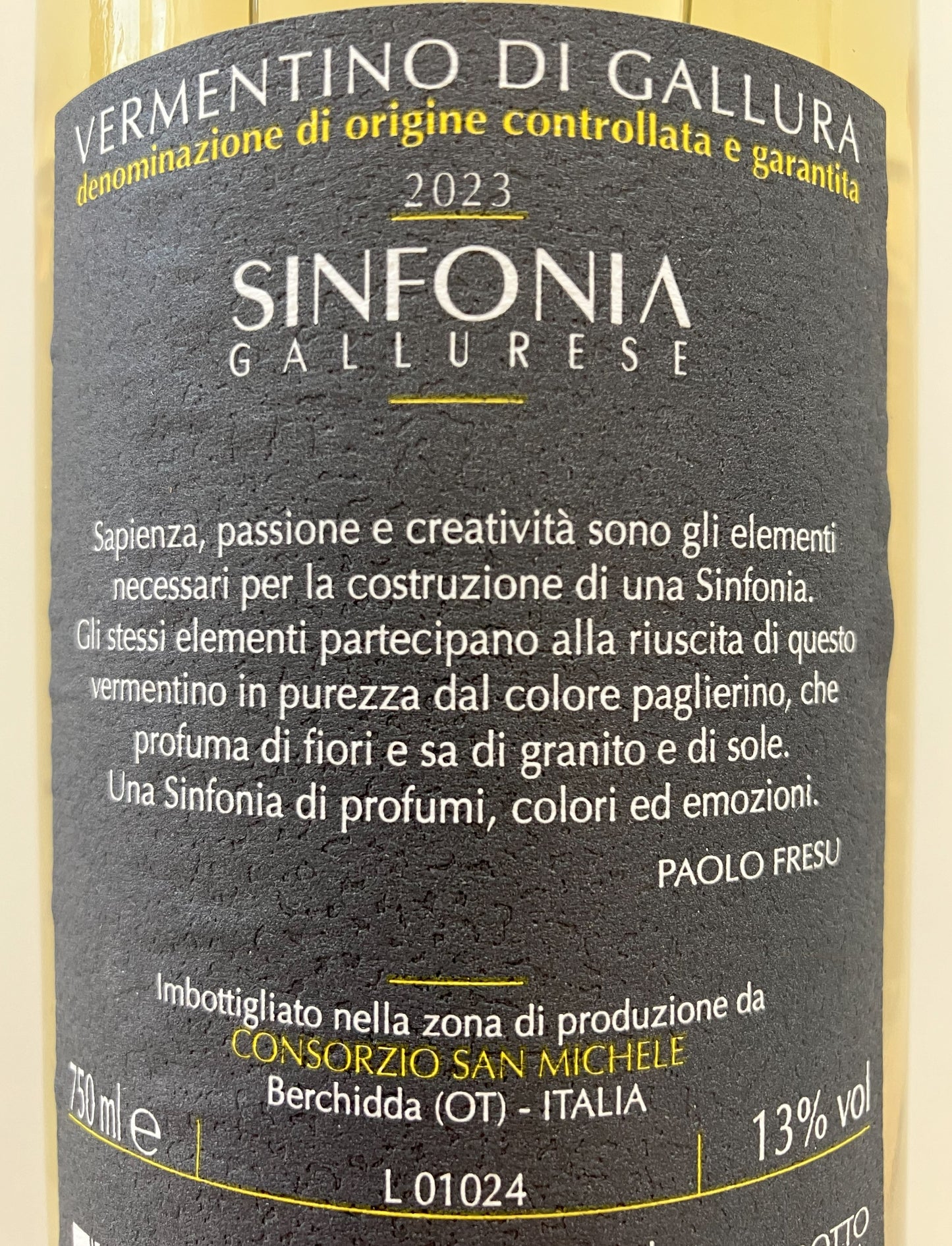 Sinfonia Vermentino di Gallura DOCG
