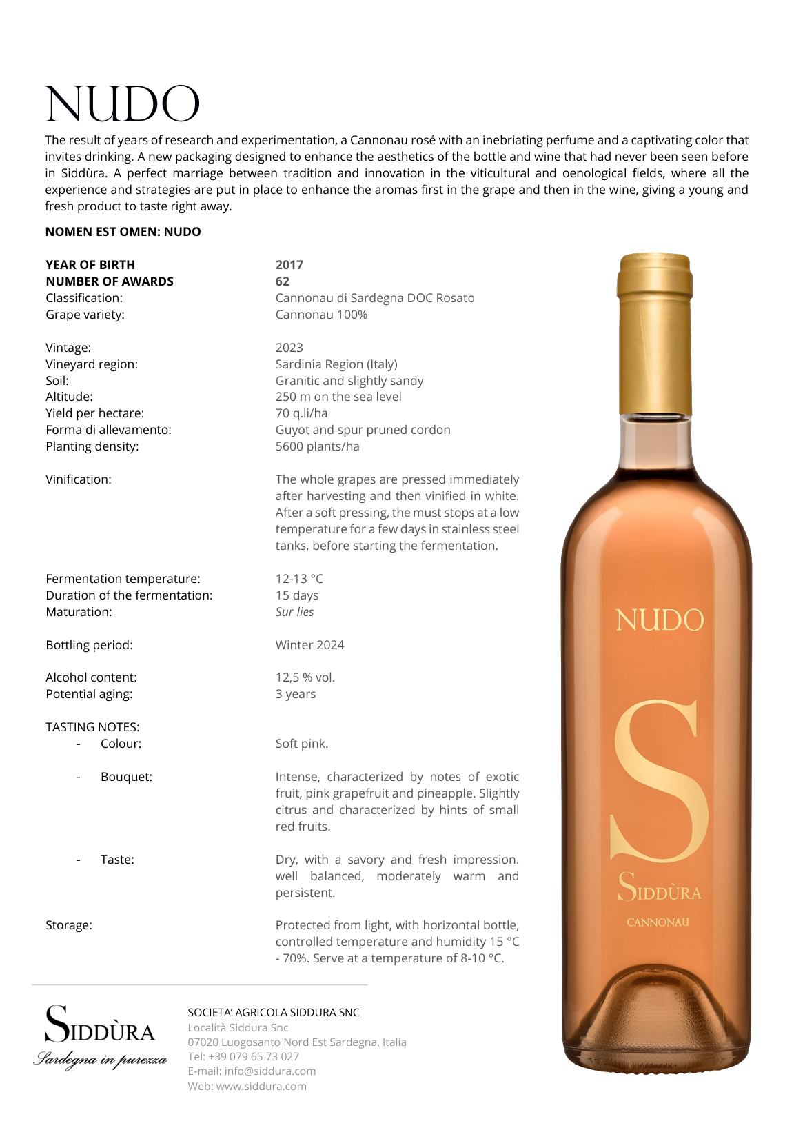 Nudo Cannonau di Sardegna DOC Rosato