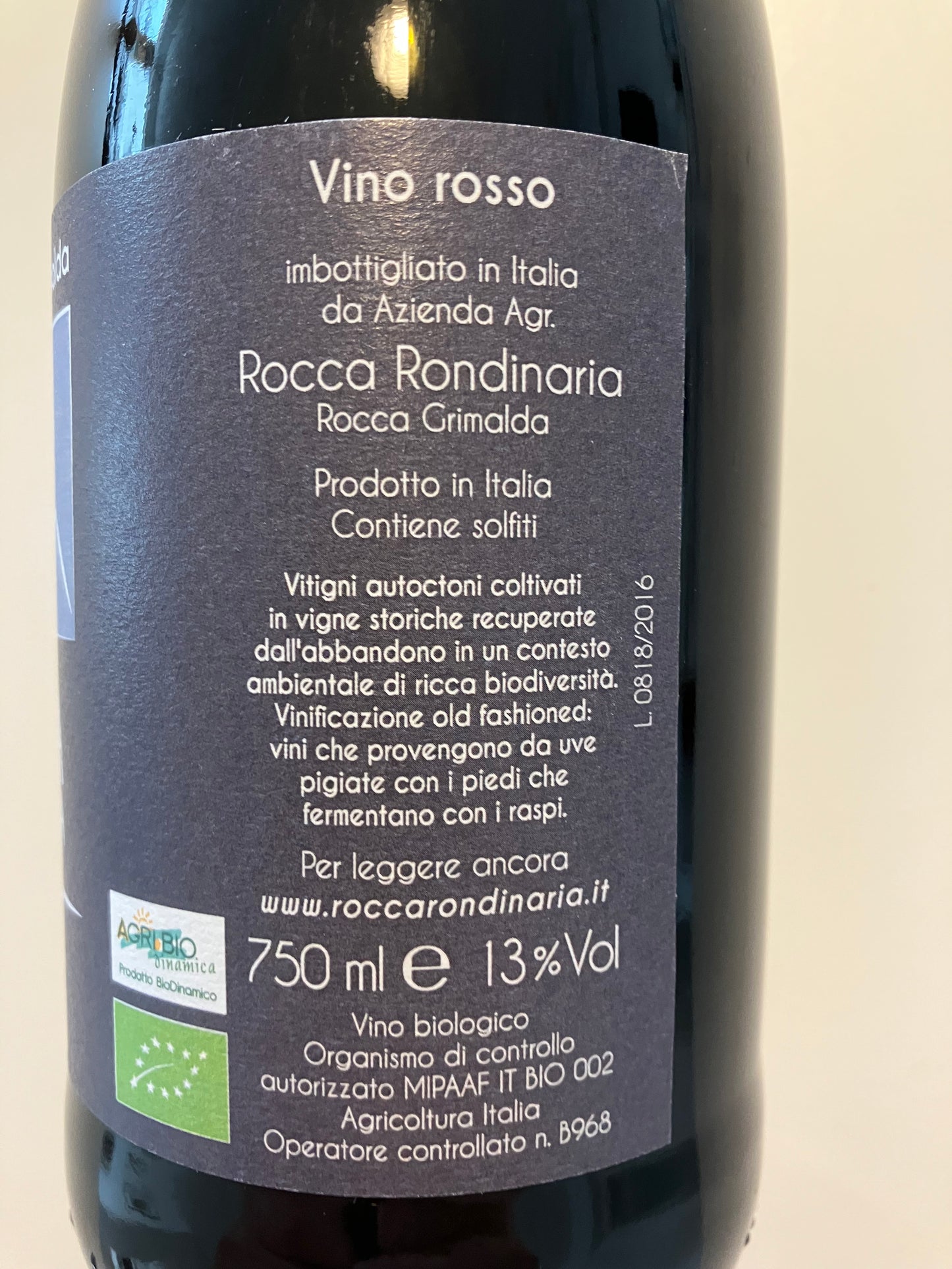 Retro Vino Rosso Bio