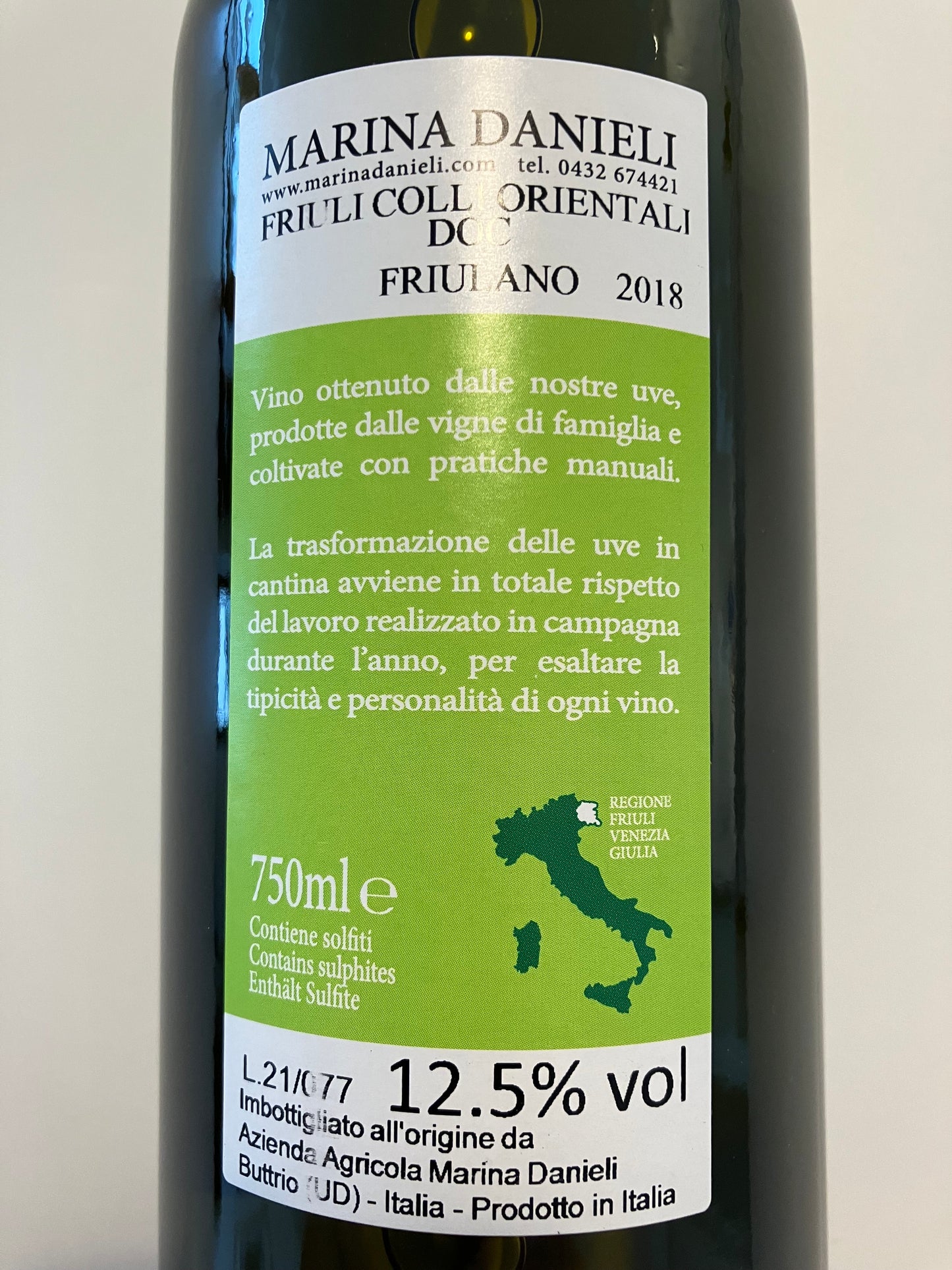 Friulano DOC, Friuli Colli Orientali