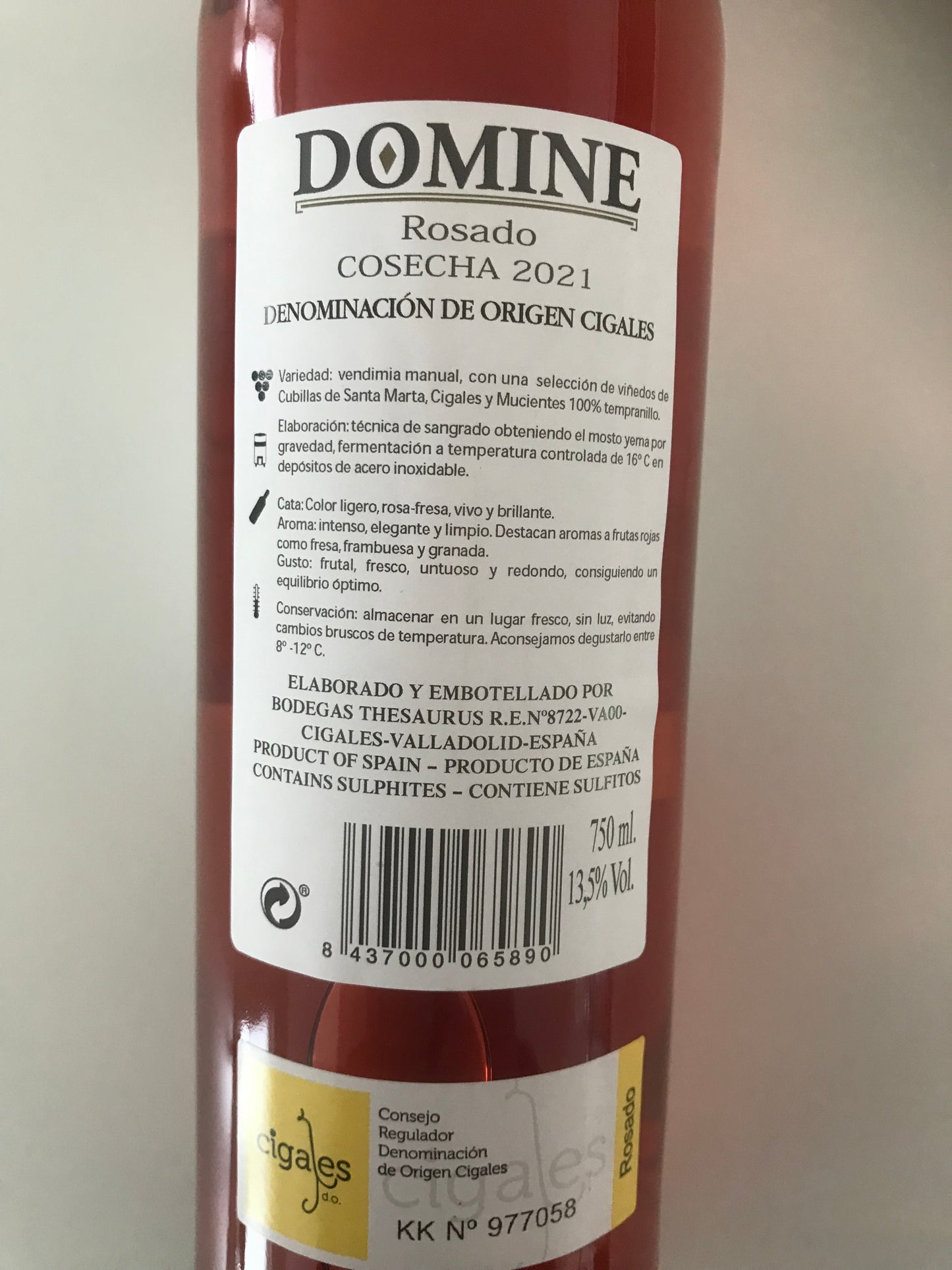 Domine Rosado DO Cigales