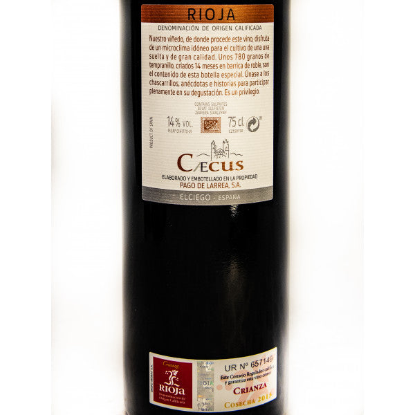 Cæcus Crianza Rioja DOC