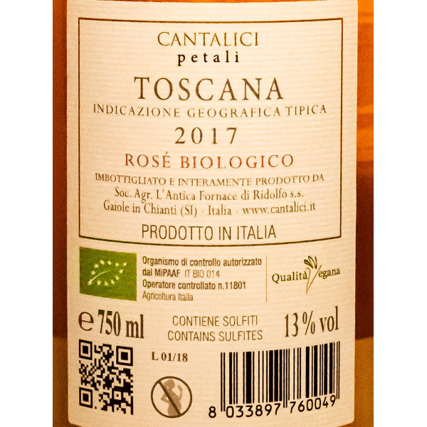 Petali Vino Rosato IGT Toscana Bio